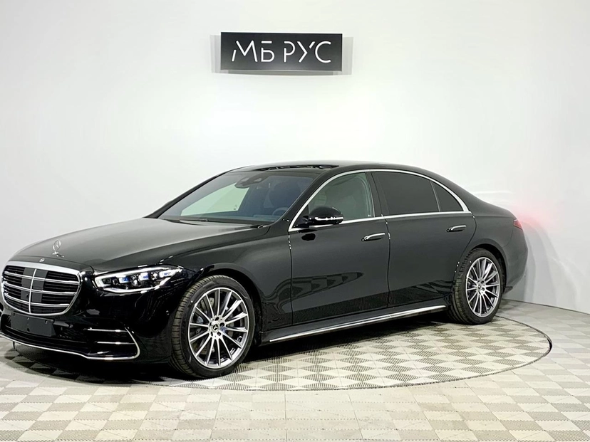 Автомобиль Mercedes-Benz S-Класс VII поколение (W223) 3.0d AT 4Matic (313 л.с.) Base Чёрный 2024