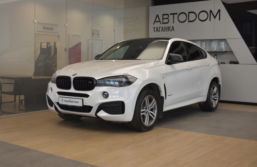 Автомобиль BMW X6 III поколение (G06) 3.0d AT 4WD (249 л.с.) Base Белый 2019 с пробегом 118 807 км