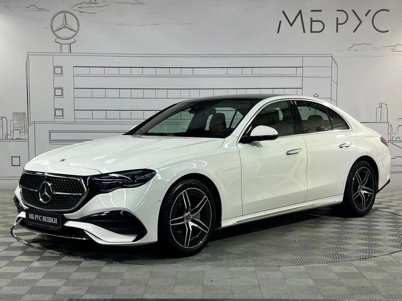 Автомобиль Mercedes-Benz E-Класс VI поколение (W214/S214) 2.0 AT 4Matic (258 л.с.) AMG Line Белый 2025 с пробегом 30 км