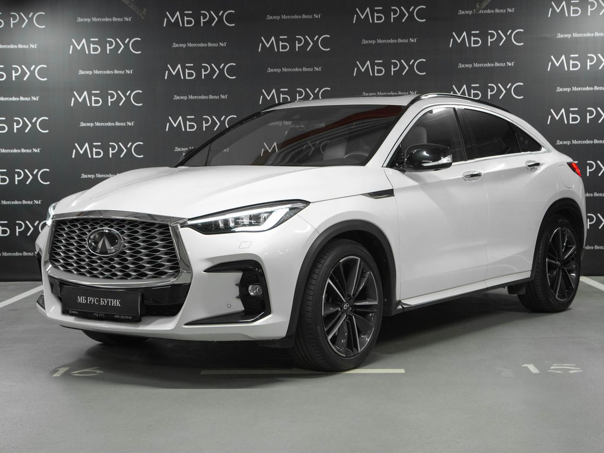 Infiniti QX55 I поколение 2.0 CVT 4WD (249 л.с.) Essential Белый 2021 с пробегом 34 000 км