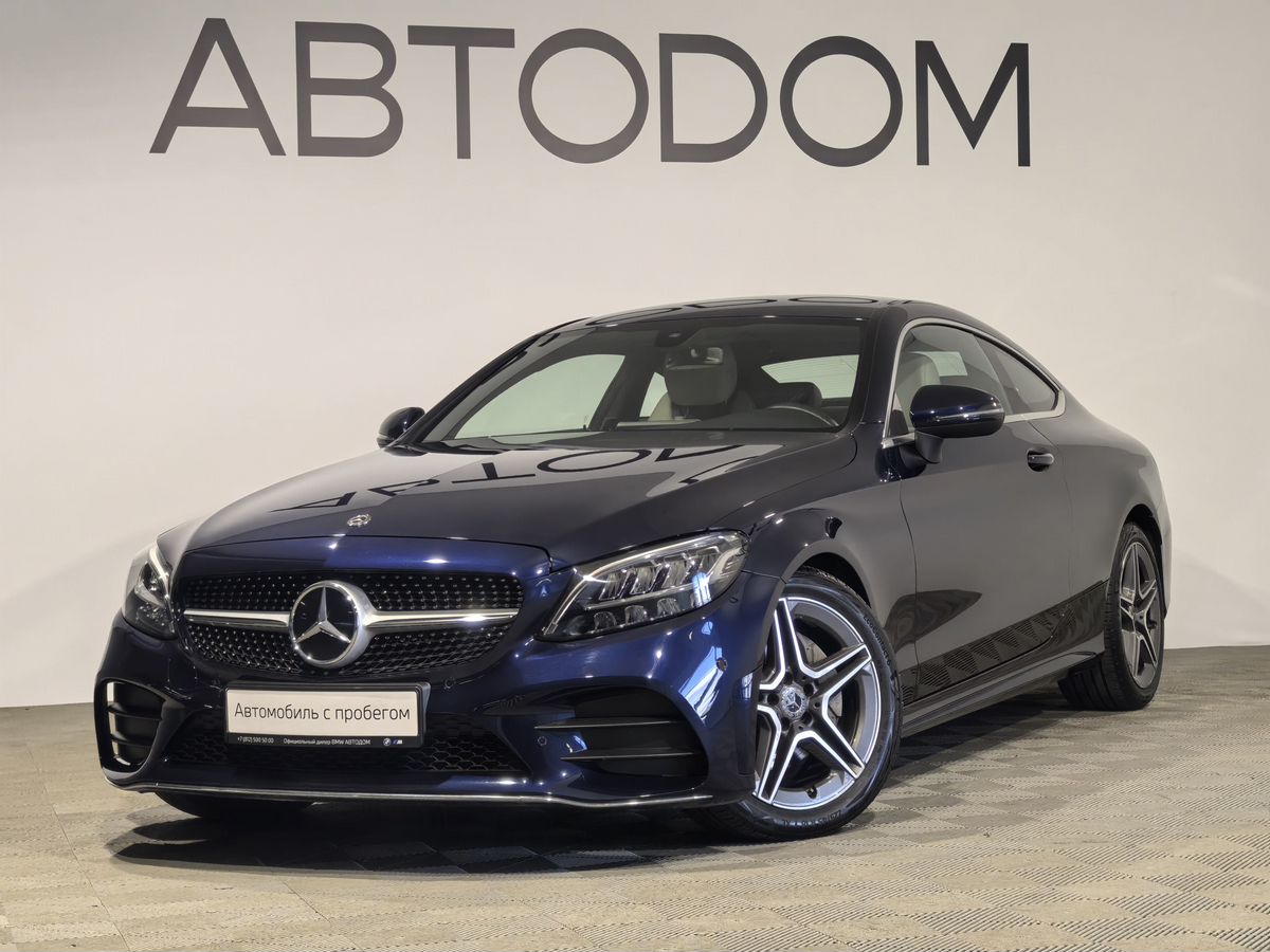 Mercedes-Benz C-Класс IV (W205/S205/C205) [рестайлинг] 180 1.6 AT (150 л.с.) Sport Чёрный 2020 с пробегом 23 625 км