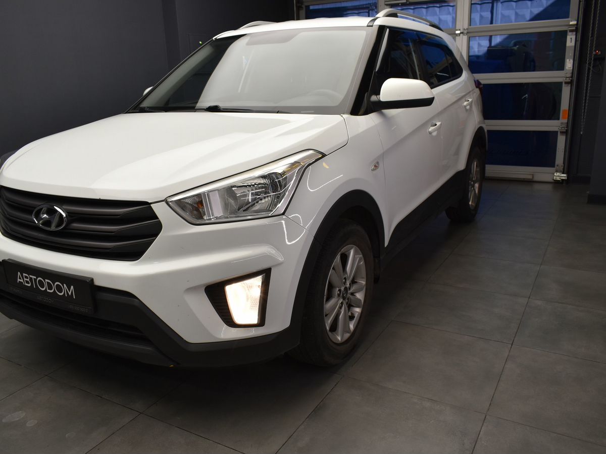 Hyundai Creta I поколение 1.6 AT (123 л.с.) Comfort Plus Белый 2016 с пробегом 133 090 км