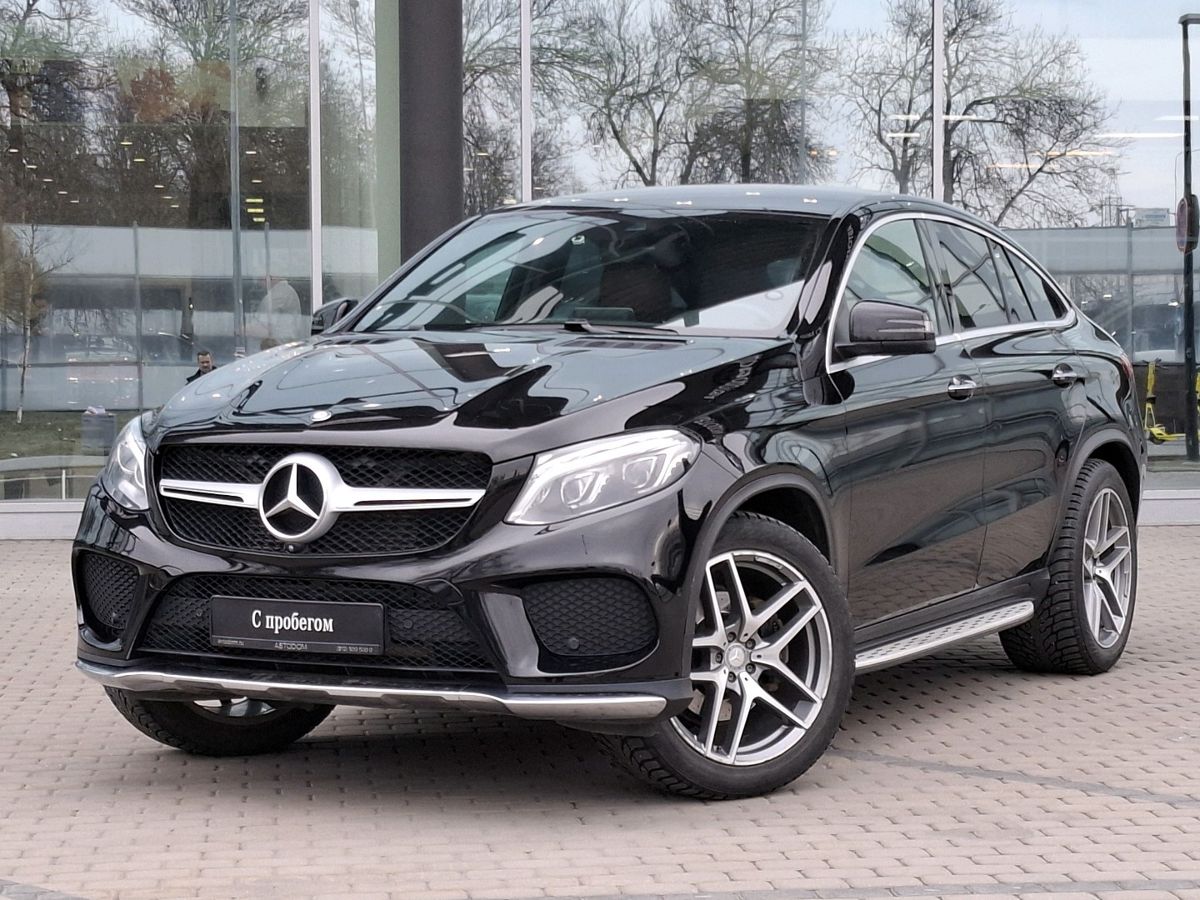 Автомобиль Mercedes-Benz GLE coupe I поколение (C292) 350 3.0d AT 4Matic (249 л.с.) Base Чёрный 2016 с пробегом 121 350 км