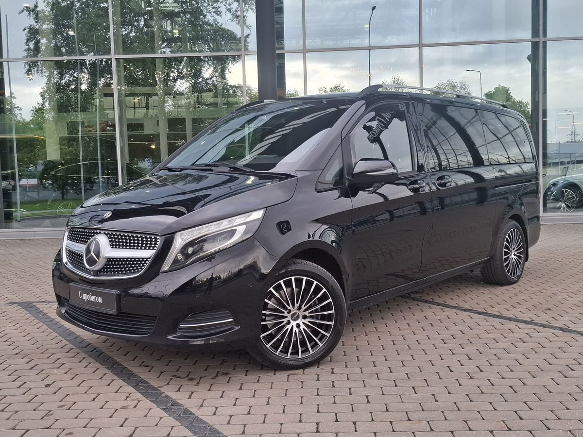 Mercedes-Benz V-Класс II поколение (W447) 250 2.1d AT 4Matic Long (190 л.с.) Base Чёрный 2018 с пробегом 195 000 км