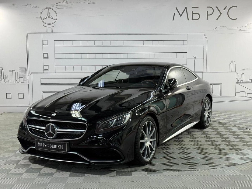 Автомобиль Mercedes-Benz S-Класс AMG III поколение (W222/C217) 63 AMG 5.5 AT 4Matic (585 л.с.) Base Чёрный 2016 с пробегом 134 370 км
