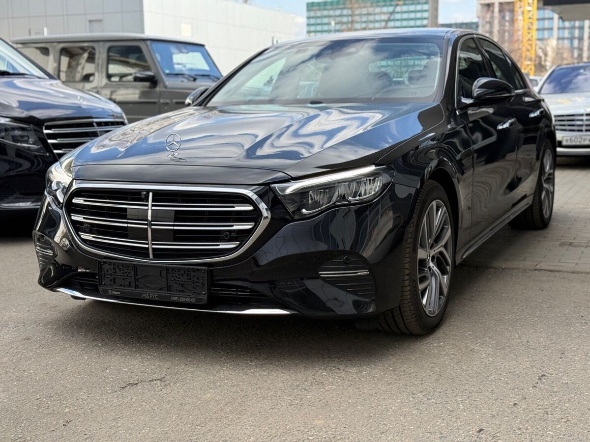 Автомобиль Mercedes-Benz E-Класс VI поколение (W214/S214) 2.0d AT 4Matic (197 л.с.) Base Чёрный 2025 с пробегом 1 972 км