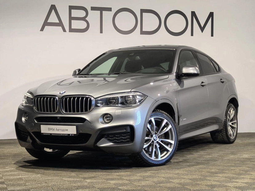 Автомобиль BMW X6 II поколение (F16) 3.0d AT 4WD (313 л.с.) M Sport Серый 2019 с пробегом 64 953 км