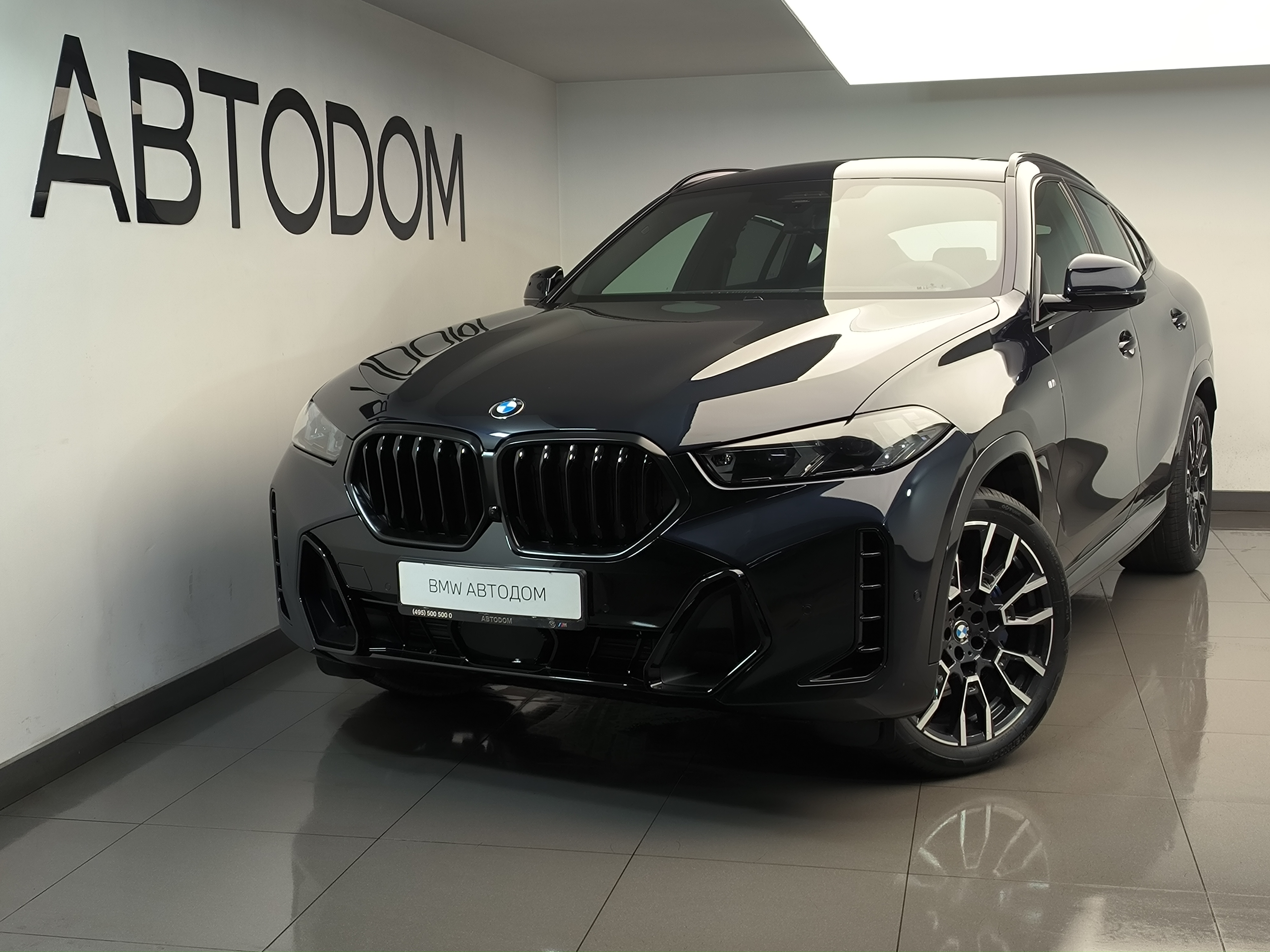 Автомобиль BMW X6 III (G06) [рестайлинг] 3.0 AT 4WD (381 л.с.) xDrive40i Чёрный 2025 