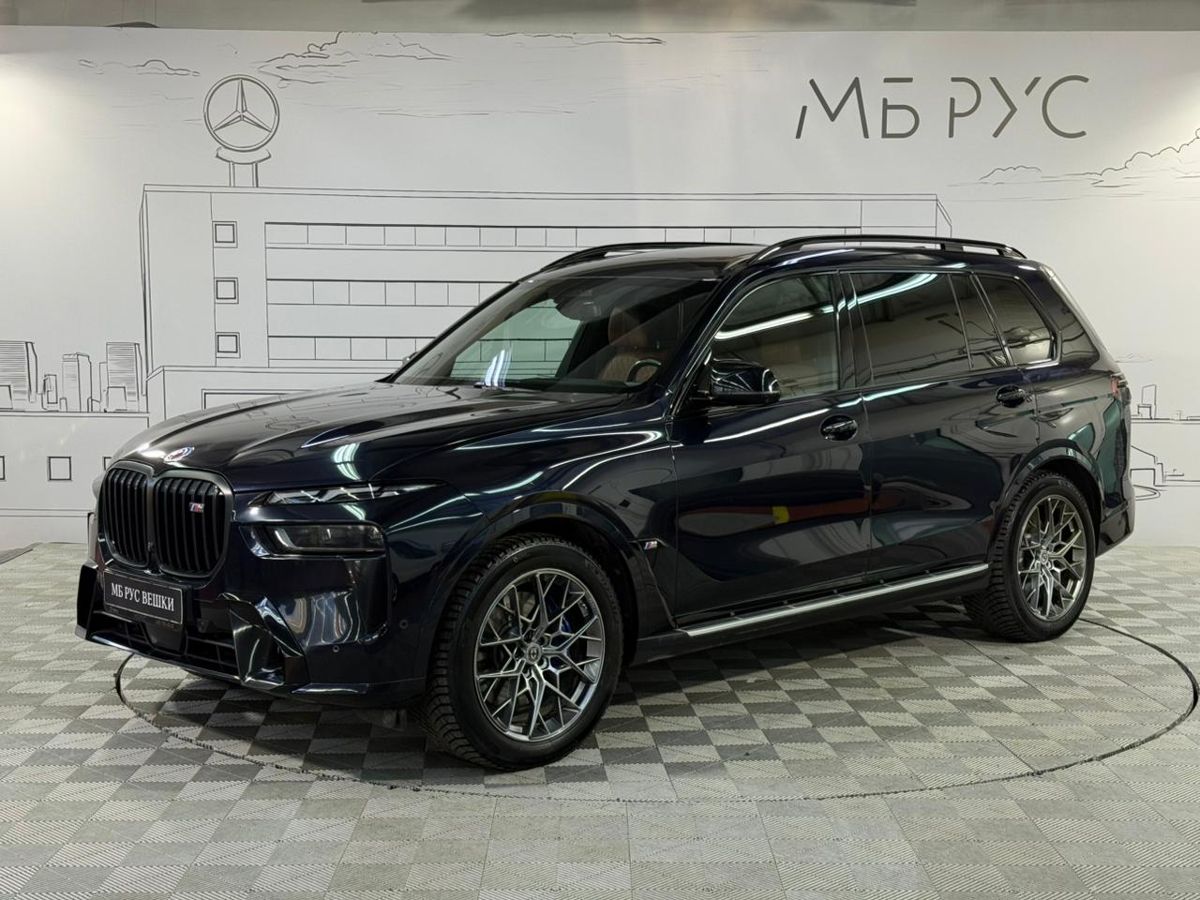 BMW X7 I (G07) [рестайлинг] 4.4 AT 4WD (530 л.с.) Base Чёрный 2022 с пробегом 75 182 км