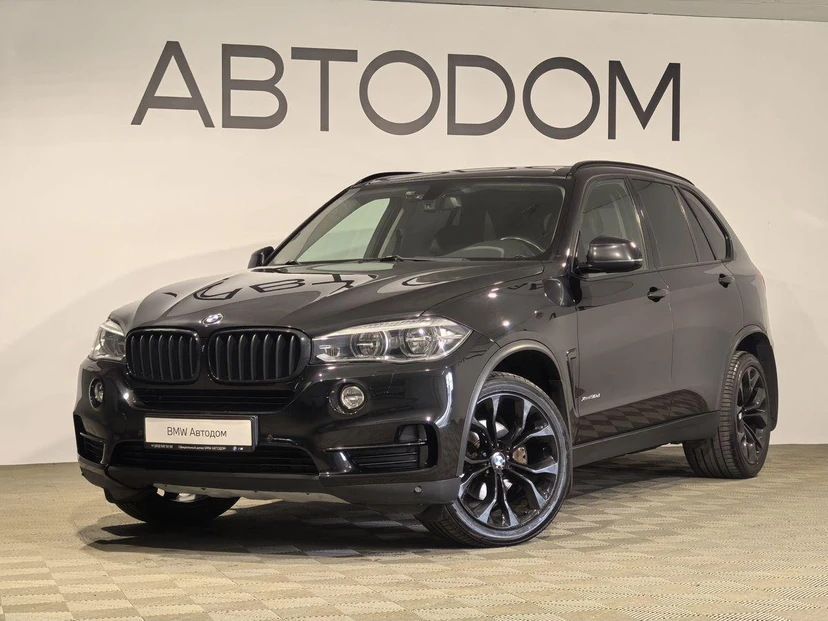 BMW X5 III поколение (F15) 3.0d AT 4WD (249 л.с.) Prestige Чёрный 2016 с пробегом 139 750 км
