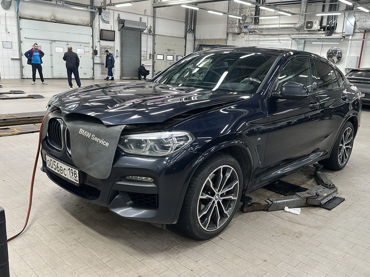 BMW X4 II поколение (G02) 3.0d AT 4WD (249 л.с.) M Sport Чёрный 2019 с пробегом 189 458 км