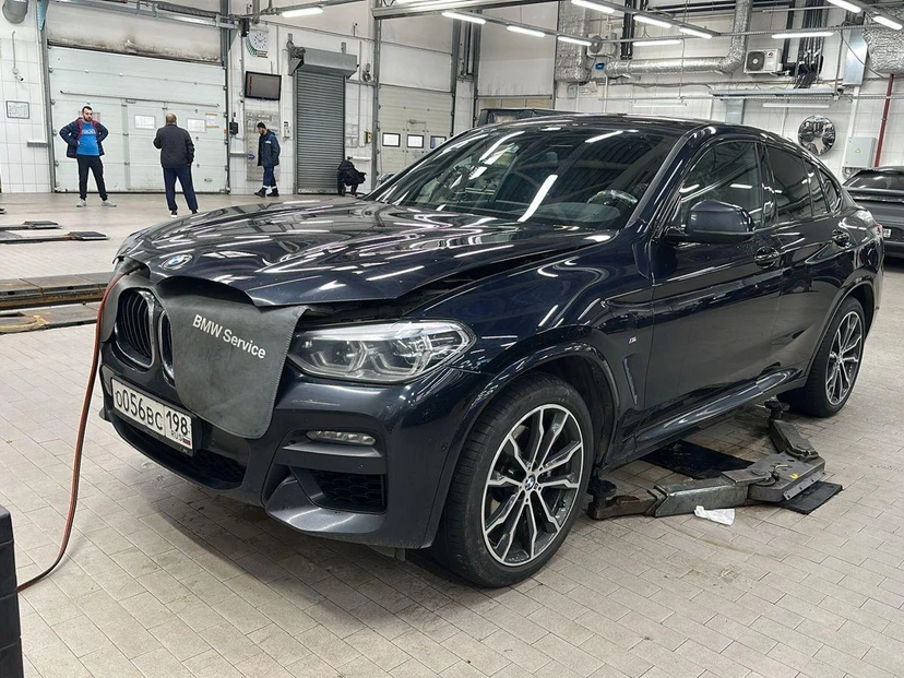 BMW X4 II поколение (G02) 3.0d AT 4WD (249 л.с.) M Sport Чёрный 2019 с пробегом 189 458 км