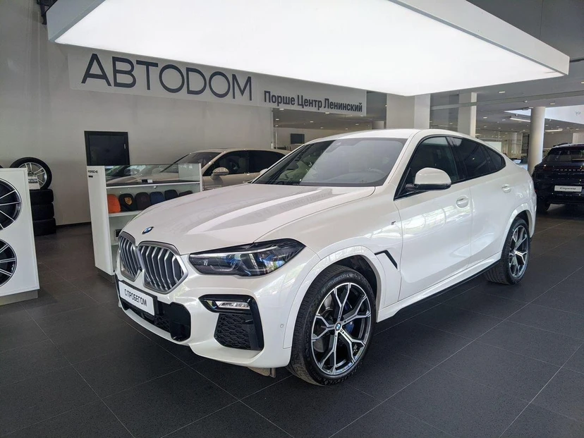 BMW X6 III поколение (G06) 3.0d AT 4WD (249 л.с.) M Sport Pro Белый 2021 с пробегом 87 171 км