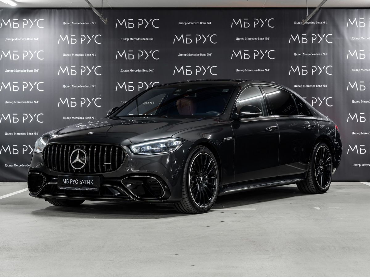 Автомобиль Mercedes-Benz S-Класс AMG IV поколение (W223) 4.0hyb AT 4Matic (802 л.с.) AMG Серый 2024 с пробегом 9 145 км