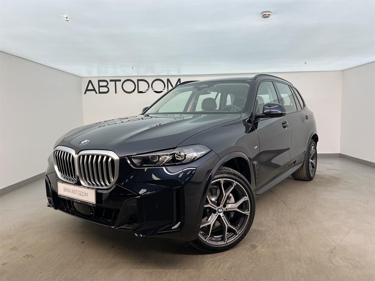 BMW X5 IV (G05) [рестайлинг] 2.0 AT 4WD (258 л.с.) Premium M Sport Синий 2025 