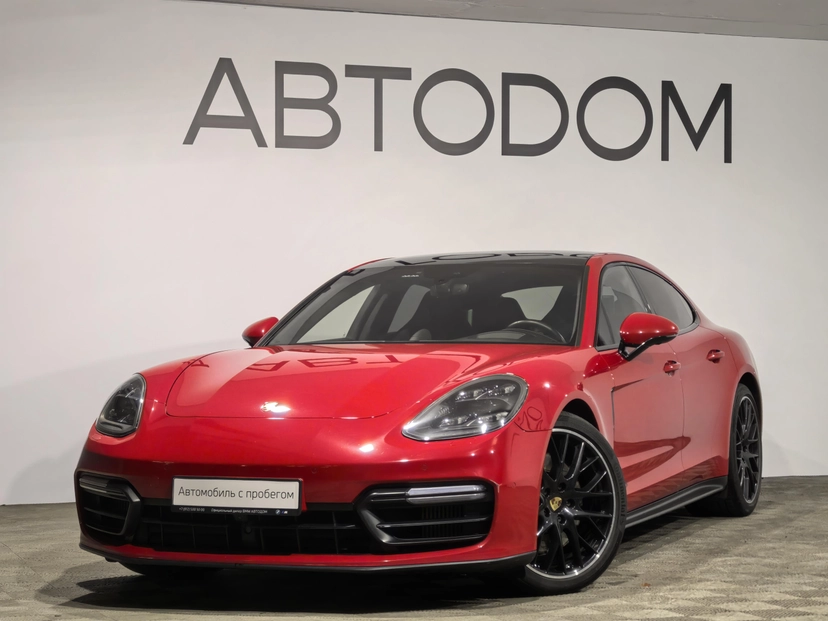 Автомобиль Porsche Panamera II поколение GTS 4.0 AMT 4WD (460 л.с.) GTS Красный 2019 с пробегом 68 970 км