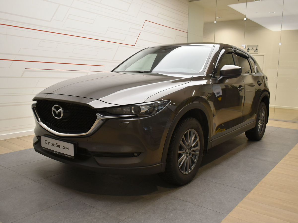 Автомобиль Mazda CX-5 II поколение 2.5 AT 4WD (194 л.с.) Active (2017-2020) Коричневый 2019 с пробегом 113 000 км