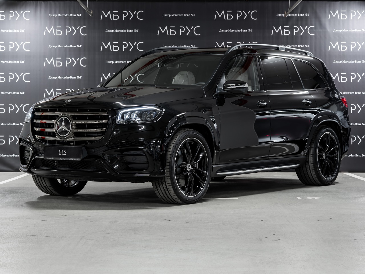 Автомобиль Mercedes-Benz GLS II (X167) [рестайлинг] 450 3.0 AT 4Matic (381 л.с.) Base Чёрный 2025 