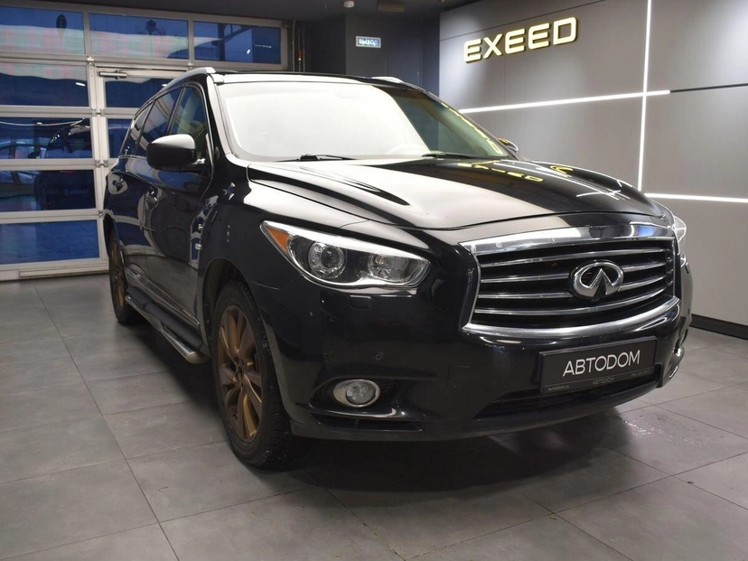 Автомобиль Infiniti QX60 I поколение (L50) 3.5 CVT 4WD (262 л.с.) Premium Чёрный 2014 с пробегом 157 000 км