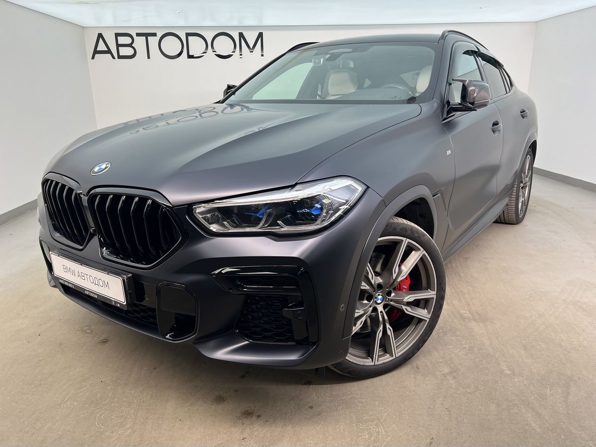 BMW X6 III поколение (G06) 4.4 AT 4WD (530 л.с.) BMW M 50 Years Special Edition Синий 2022 с пробегом 28 186 км