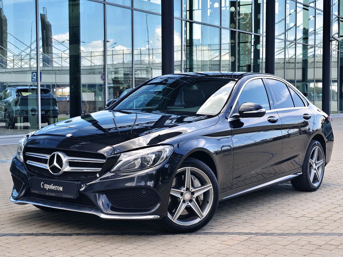 Mercedes-Benz C-Класс IV поколение (W205/S205/C205) 250 2.0 AT (211 л.с.) Sport Чёрный 2014 с пробегом 109 224 км