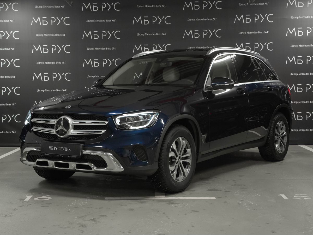 Mercedes-Benz GLC I (X253) [рестайлинг] 220 2.0d AT 4Matic (194 л.с.) Premium Синий 2021 с пробегом 426 км