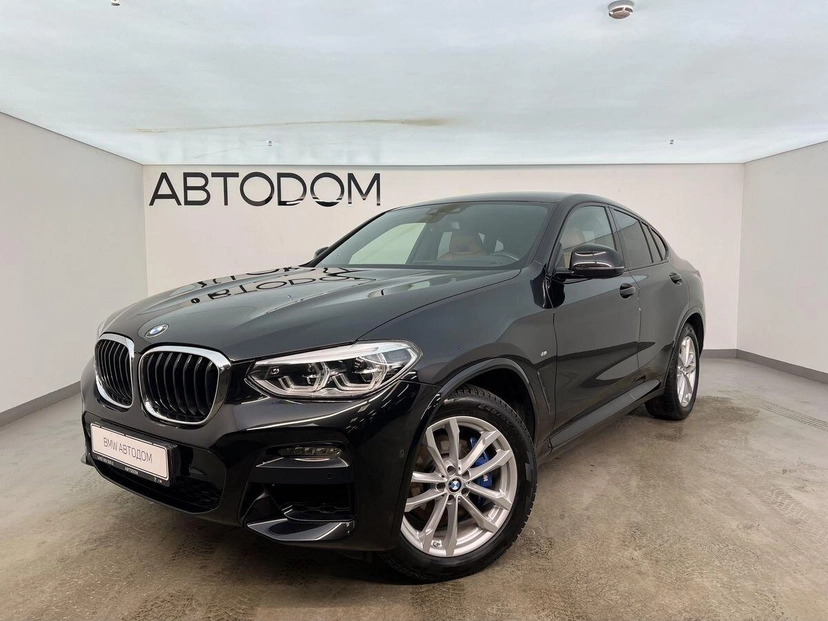 Автомобиль BMW X4 II поколение (G02) 3.0d AT 4WD (249 л.с.) M Sport Чёрный 2020 с пробегом 36 970 км