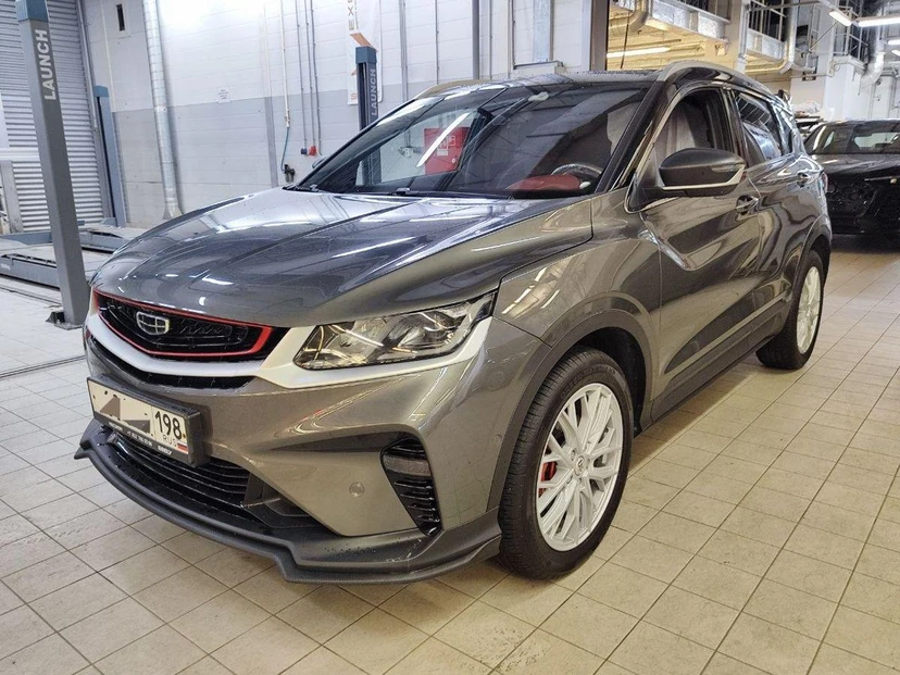 Автомобиль Geely Coolray I поколение 1.5 AMT (150 л.с.) Flagship Sport Серый 2023 с пробегом 26 092 км