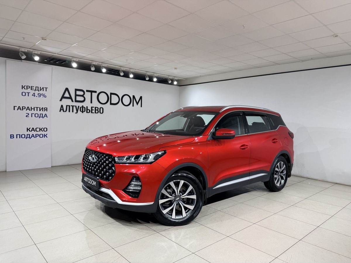 CHERY Tiggo 7 Pro I поколение 1.5 CVT (147 л.с.) Prestige Красный 2021 с пробегом 43 927 км