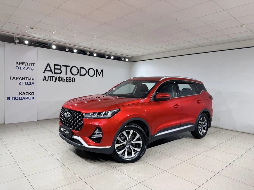 CHERY Tiggo 7 Pro I поколение 1.5 CVT (147 л.с.) Prestige Красный 2021 с пробегом 43 927 км