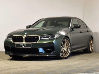 Автомобиль BMW M5 VI (F90) [рестайлинг] CS 4.4 AT 4WD (635 л.с.) CS Зеленый 2021 с пробегом 9974 км