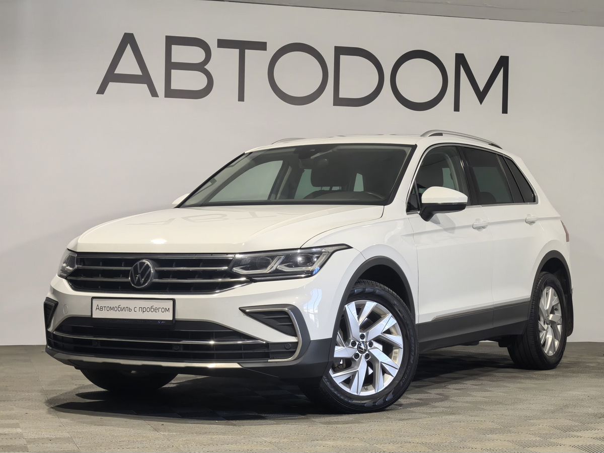 Volkswagen Tiguan II [рестайлинг] 2.0 AMT 4WD (180 л.с.) Respect Plus Белый 2021 с пробегом 108 229 км