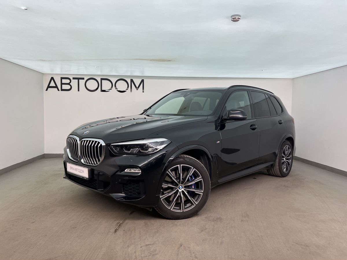 BMW X5 IV поколение (G05) 3.0d AT 4WD (249 л.с.) M Sport Чёрный 2018 с пробегом 131 215 км