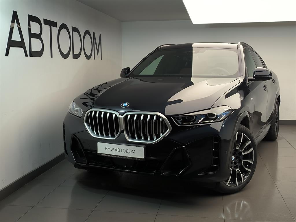 Автомобиль BMW X6 III (G06) [рестайлинг] 3.0 AT 4WD (381 л.с.) Base Чёрный 2025 