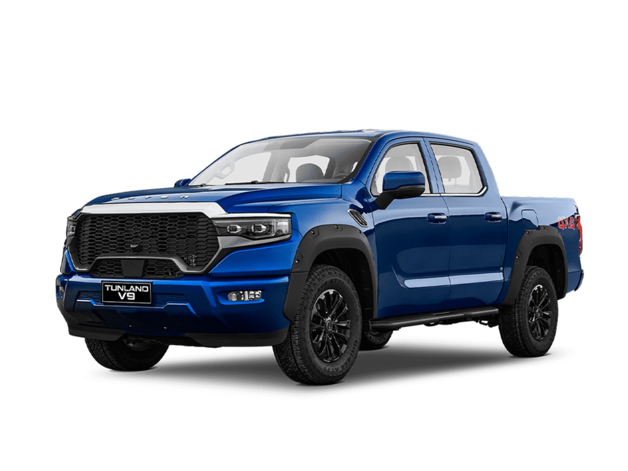 Автомобиль Foton Tunland V9 I поколение 2.0d AT 4WD (159 л.с.) Prestige Синий 2025 