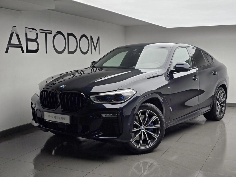 Автомобиль BMW X6 III поколение (G06) 3.0d AT 4WD (249 л.с.) M Sport Pro Чёрный 2020 с пробегом 96 742 км