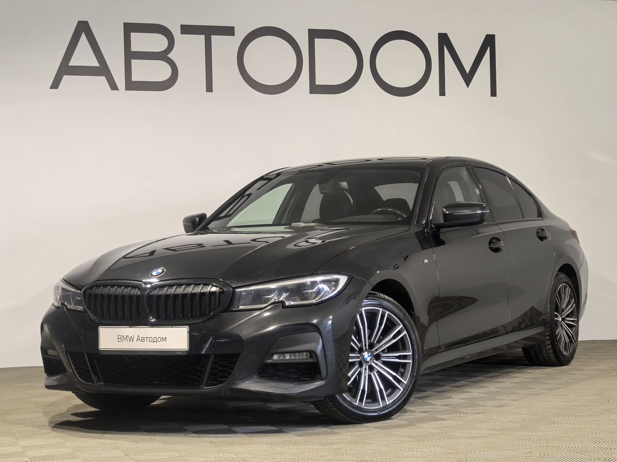 Автомобиль BMW 3 серии VII поколение (G20/G21/G28) 320 2.0 AT 4WD (184 л.с.) M Sport Чёрный 2021 с пробегом 101 606 км