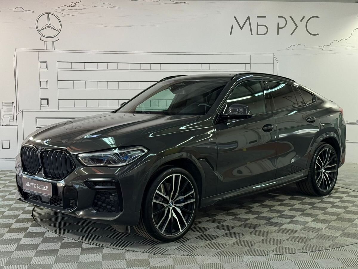 BMW X6 III поколение (G06) 3.0d AT 4WD (340 л.с.) M Sport Pro Серый 2022 с пробегом 98 692 км