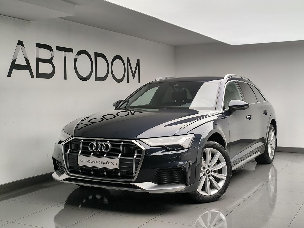 Автомобиль Audi A6 allroad IV поколение (C8) 3.0d AT 4WD (249 л.с.) Advance Синий 2020 с пробегом 105 740 км