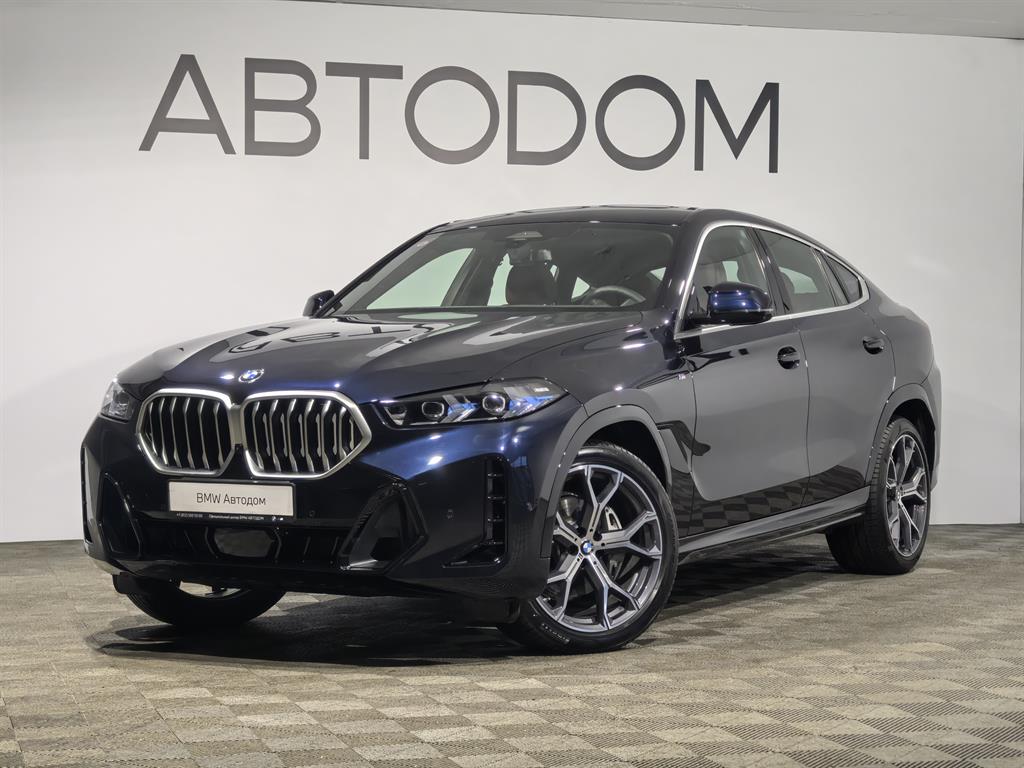 Автомобиль BMW X6 III (G06) [рестайлинг] 3.0 AT 4WD (381 л.с.) Base Синий 2025 