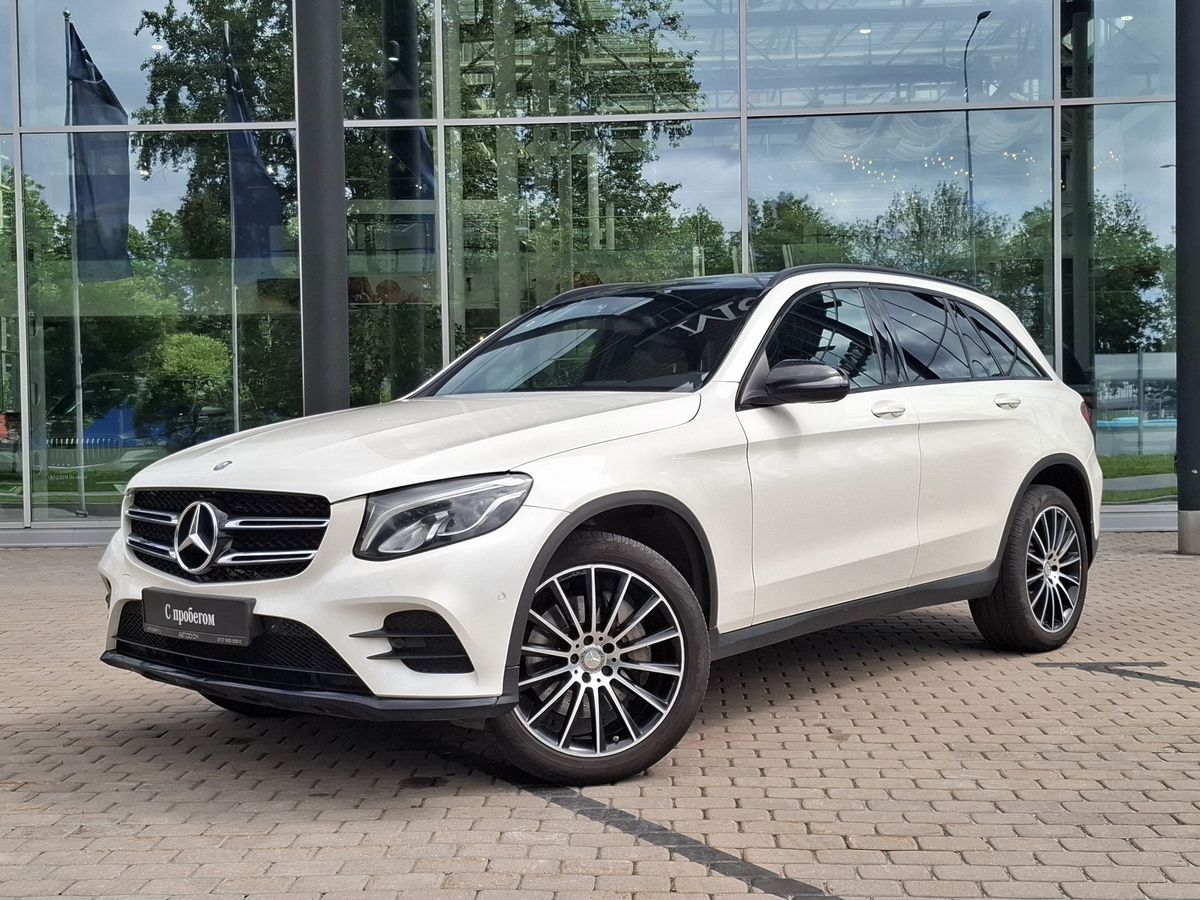 Mercedes-Benz GLC I поколение (X253) 300 2.0 AT 4Matic (245 л.с.) Sport Plus Белый 2016 с пробегом 107 500 км