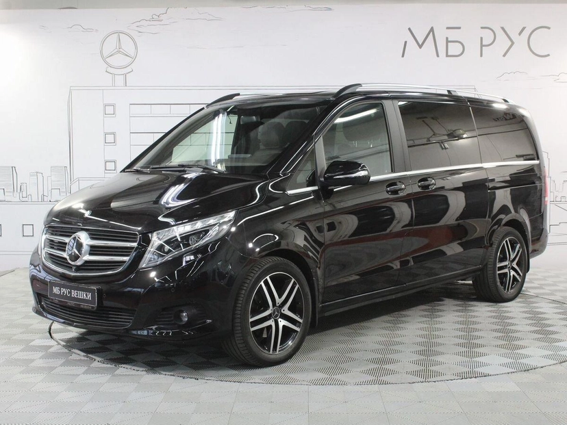 Автомобиль Mercedes-Benz V-Класс II поколение (W447) 250 2.1d AT Long (190 л.с.) Base Чёрный 2014 с пробегом 98 160 км
