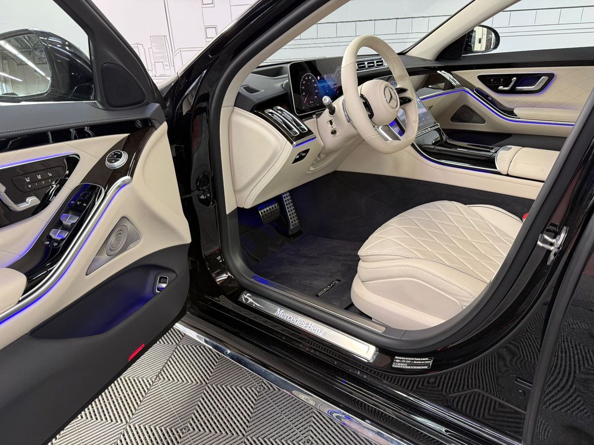 Автомобиль Mercedes-Benz S-Класс VII поколение (W223) 450 3.0 AT 4Matic (367 л.с.) Premium Чёрный 2021 с пробегом 294 км