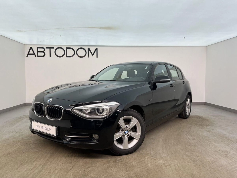 Автомобиль BMW 1 серии II поколение (F20/F21) 116 1.6 AT (136 л.с.) Base Чёрный 2014 с пробегом 45 000 км