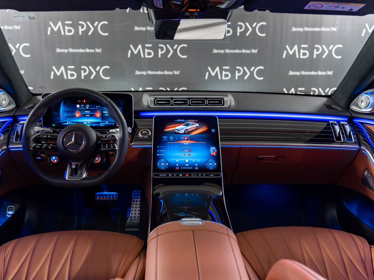 Автомобиль Mercedes-Benz S-Класс AMG IV поколение (W223) 4.0hyb AT 4Matic (802 л.с.) AMG Серый 2024 с пробегом 9 145 км