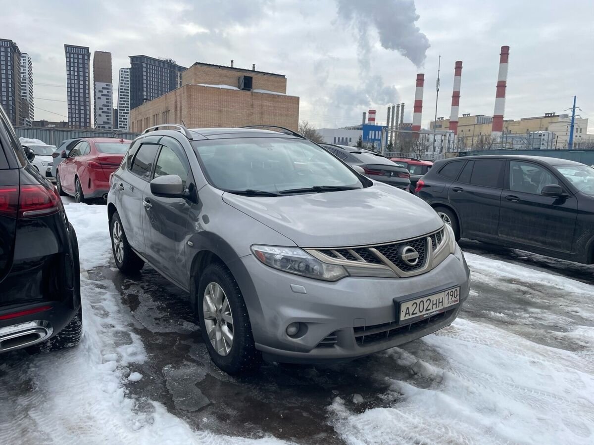 Автомобиль Nissan Murano II (Z51) [2-й рестайлинг] 3.5 CVT 4WD (249 л.с.) LE+ Серый 2013 с пробегом 218 758 км