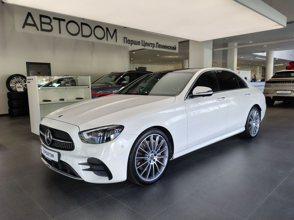 Mercedes-Benz E-Класс V (W213/S213/C238) [рестайлинг] 2.0 AT 4WD (299 л.с.) AMG Line Белый 2022 с пробегом 52 362 км