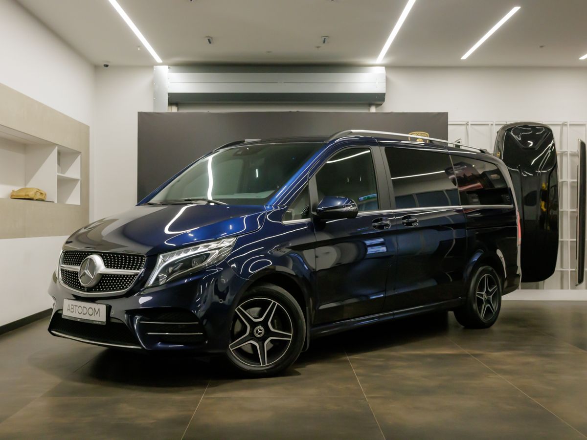 Mercedes-Benz V-Класс II (W447) [рестайлинг] 2.0d AT 4Matic Long (237 л.с.) VIP Синий 2022 с пробегом 81 338 км