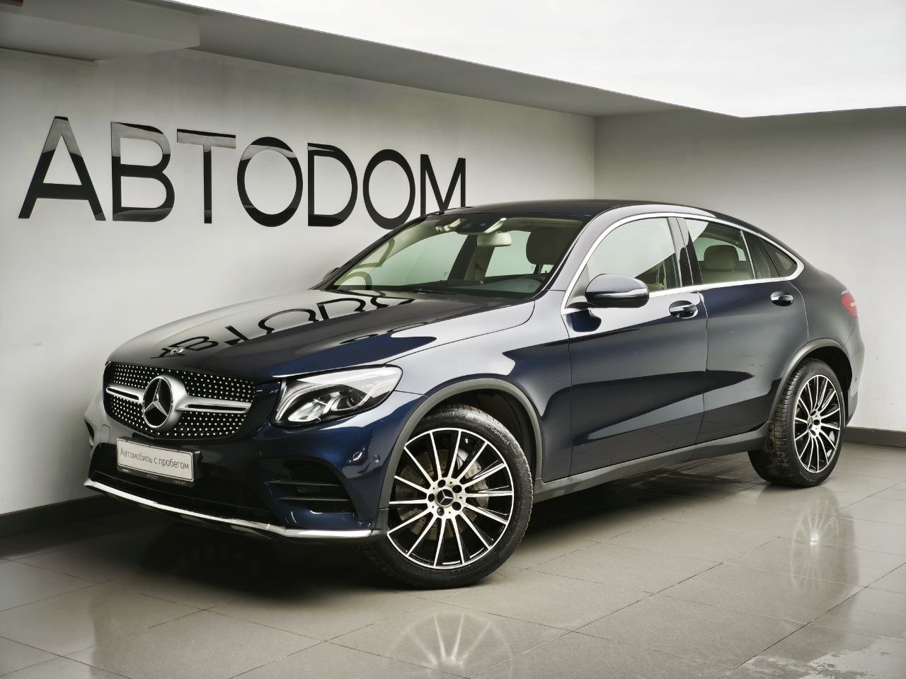 Автомобиль Mercedes-Benz GLC coupe I поколение (C253) 250 2.1d AT 4Matic (204 л.с.) Sport Синий 2019 с пробегом 98 142 км