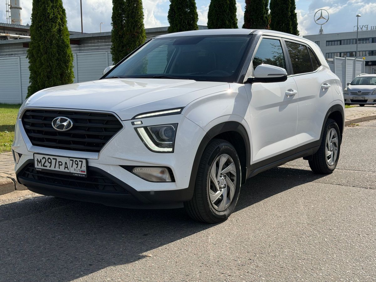 Hyundai Creta II поколение 1.6 AT (123 л.с.) Classic Белый 2022 с пробегом 74 371 км